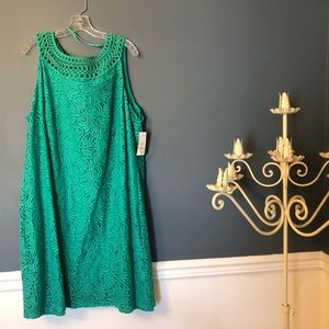 NWT Jessica Howard women’s green summer dress 24W